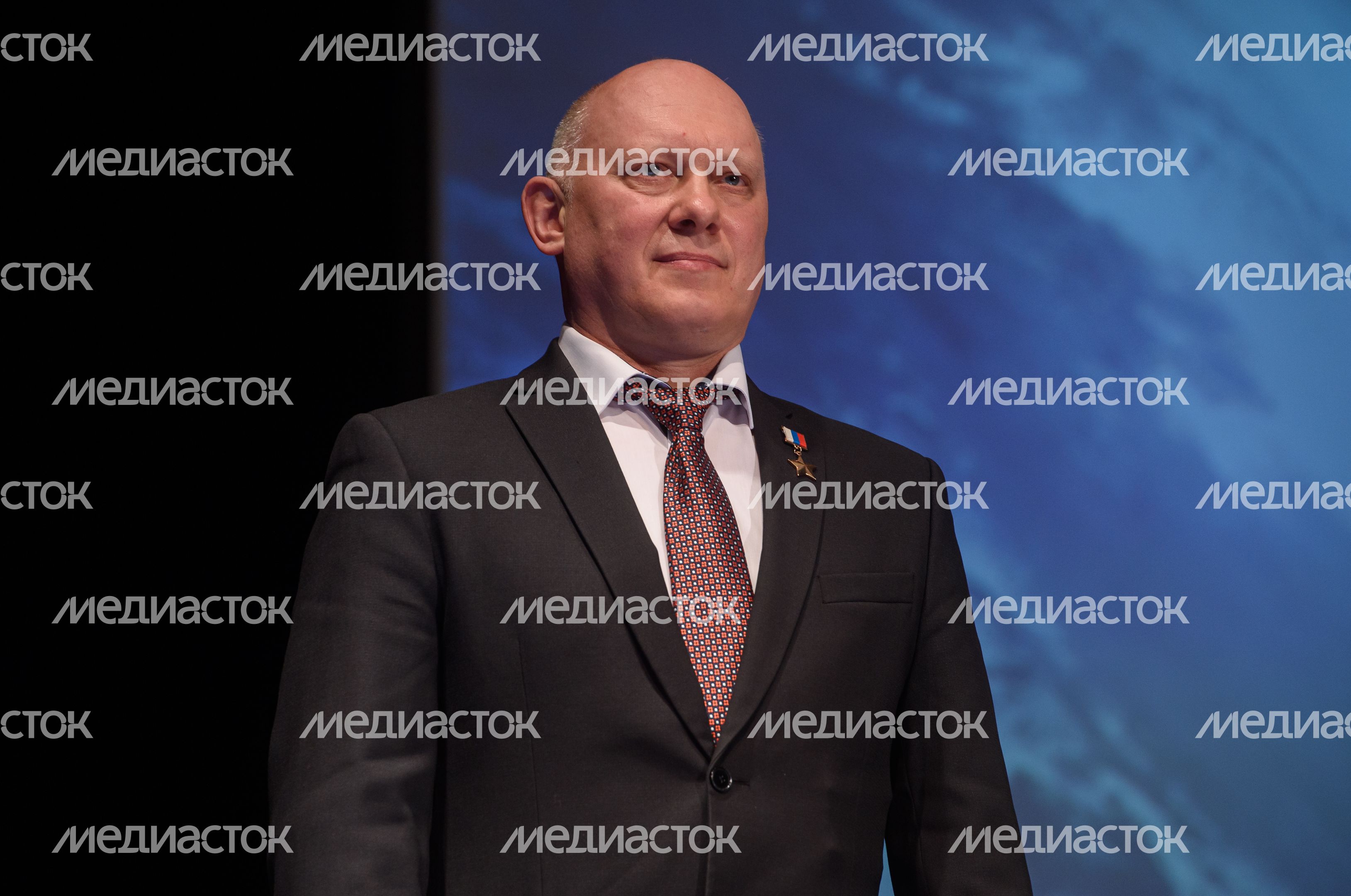 Торжественная встреча космонавтов и астронавтов 67-й длительной экспедиции на МКС