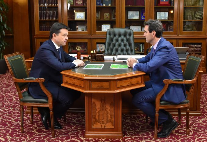 Встреча губернатора МО с главой  Шатурского района