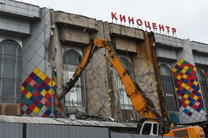 Снос кинотеатра «Соловей» в Москве