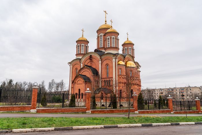 Церковь Серафима Саровского в поселке Селятино Наро-Фоминского округа