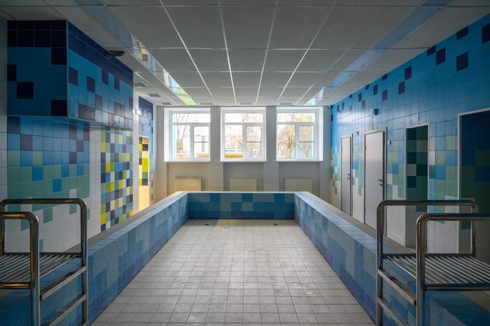 Бассейн в детском саду села Кудиново Богородского округа после капитального ремонта