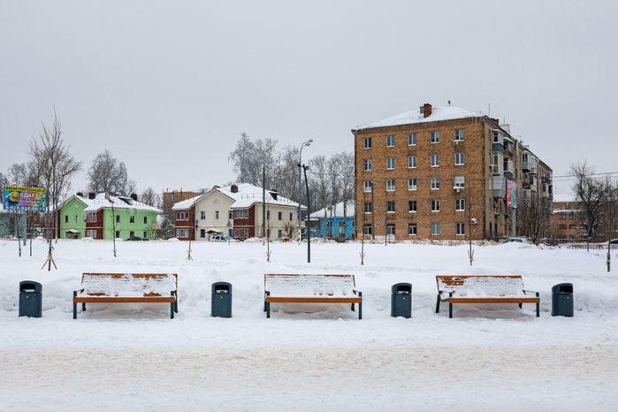 Электросталь. Зимние виды города