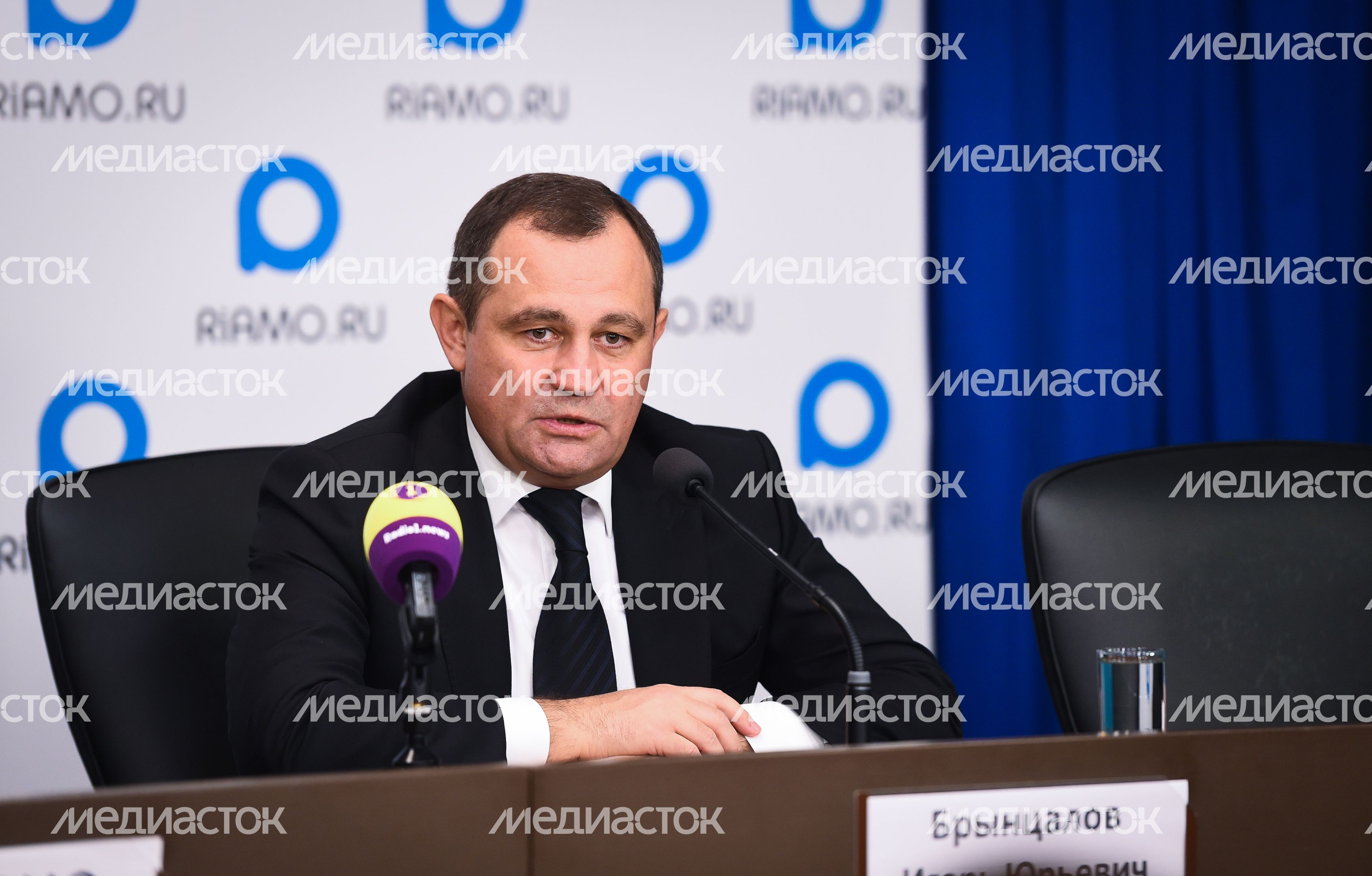 Пресс-конференция спикера Мособлдумы Игоря Брынцалова