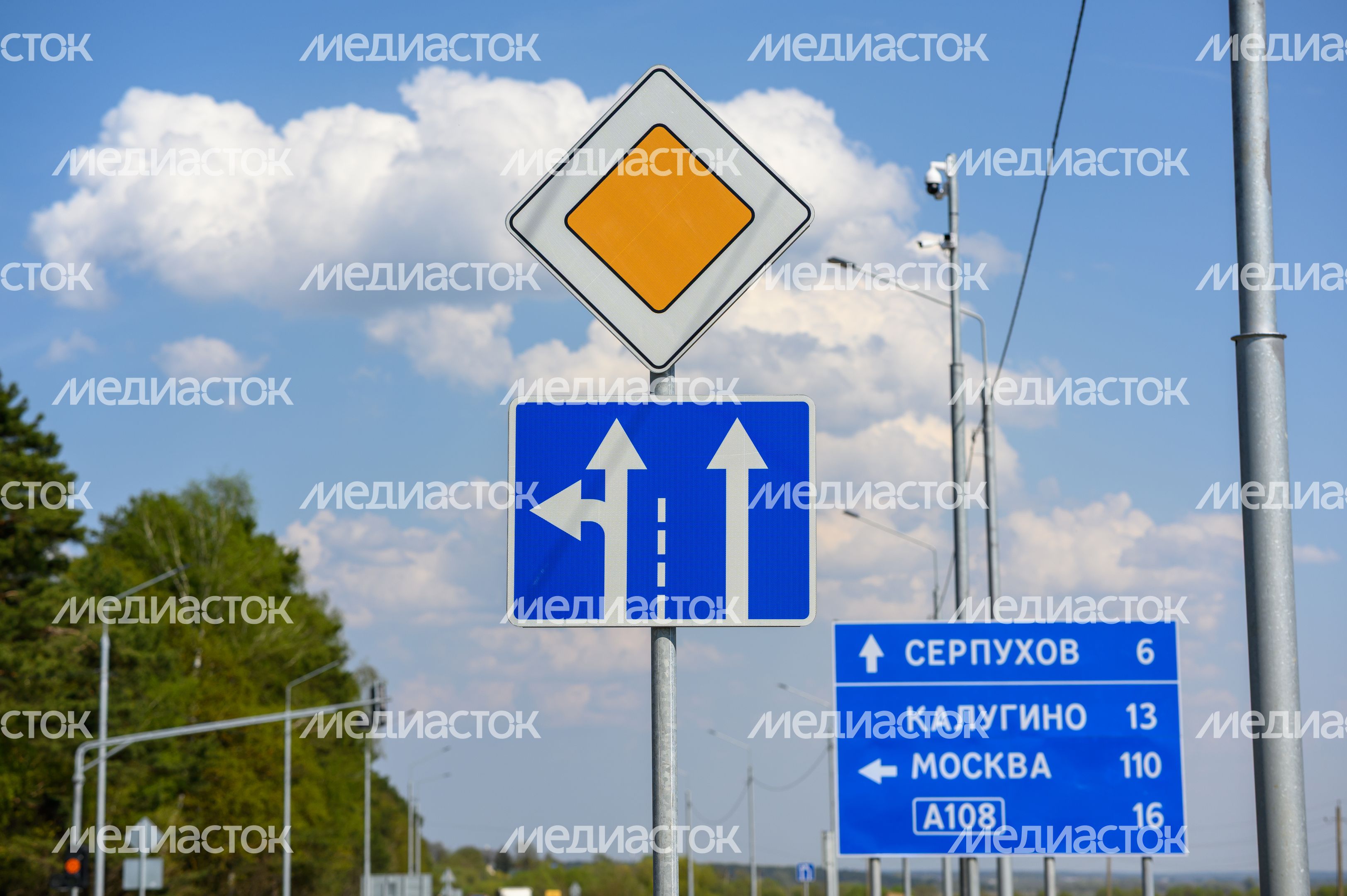 Дорога Калиново – Дракино в Серпухове после реконструкции