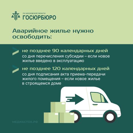 Выдача сертификатов на переезд из аварийного жилья в Московской области квадрат 09