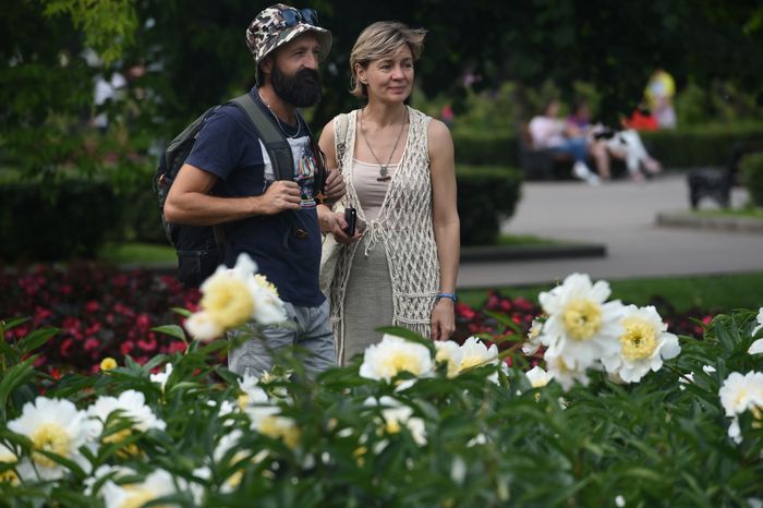 Открытие фестиваля садов и цветов Moscow Flower Show в парке «Музеон» в Москве