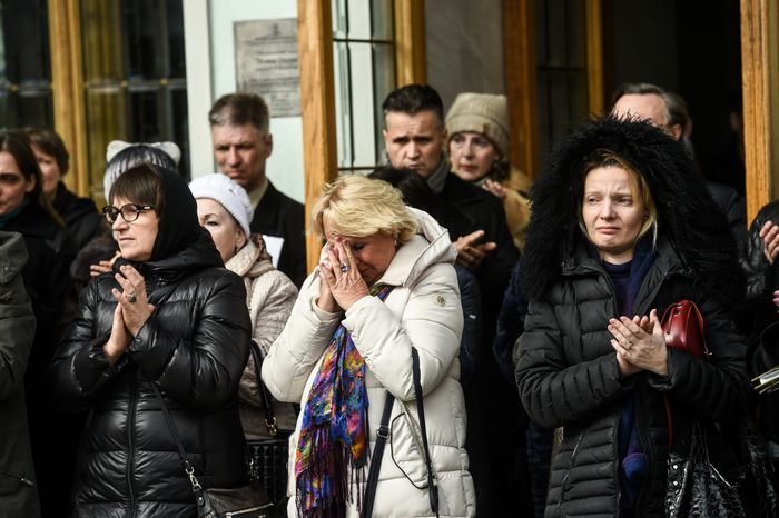 Церемония прощания с народной артисткой РФ Натальей Попович