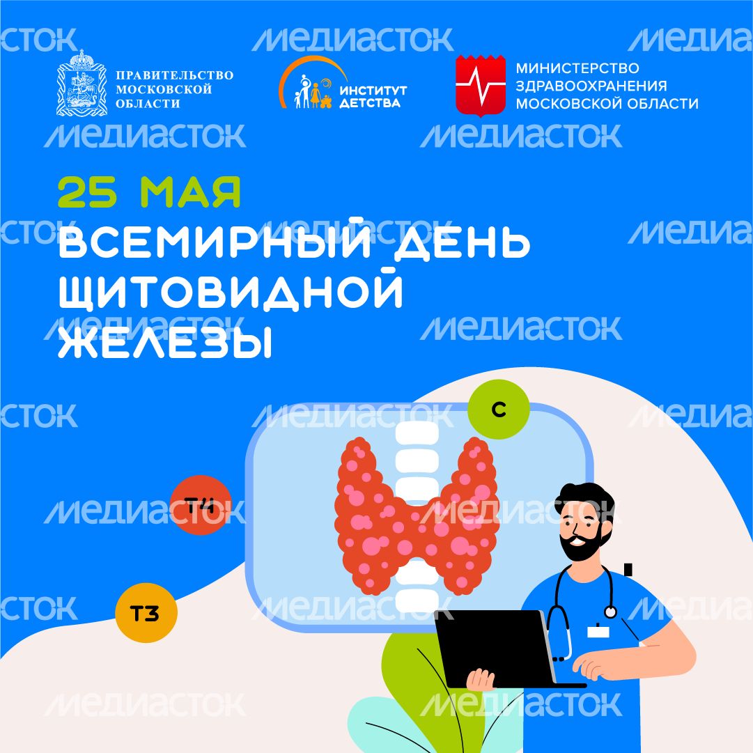 25 мая Всемирный день щитовидной железы квадрат
