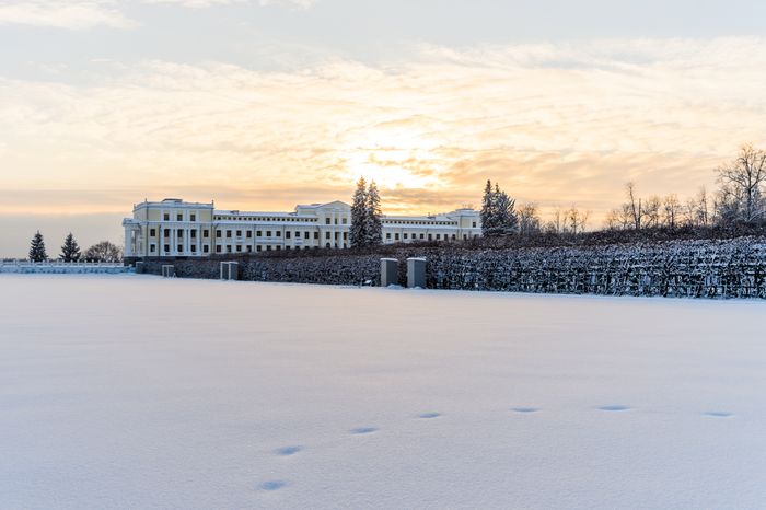 Красногорск. Усадьба «Архангельское». Зима