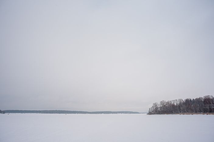 Зимние виды города Солнечногорск