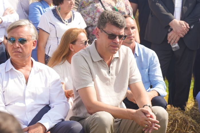 Денис Кравченко на агропромышленной выставке "День поля Московской области"