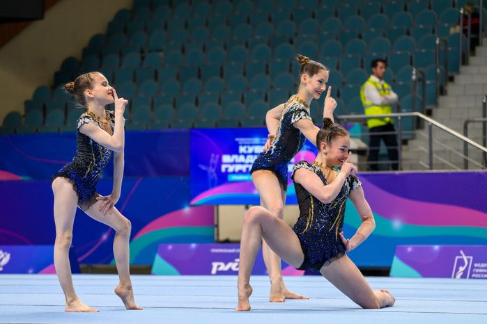 Финал Кубка Гургенидзе по спортивной акробатике в тройках в Одинцово