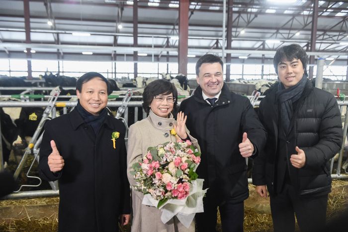 Открытие нового молочного комплекса TH True Milk в Подмосковье, 2 часть