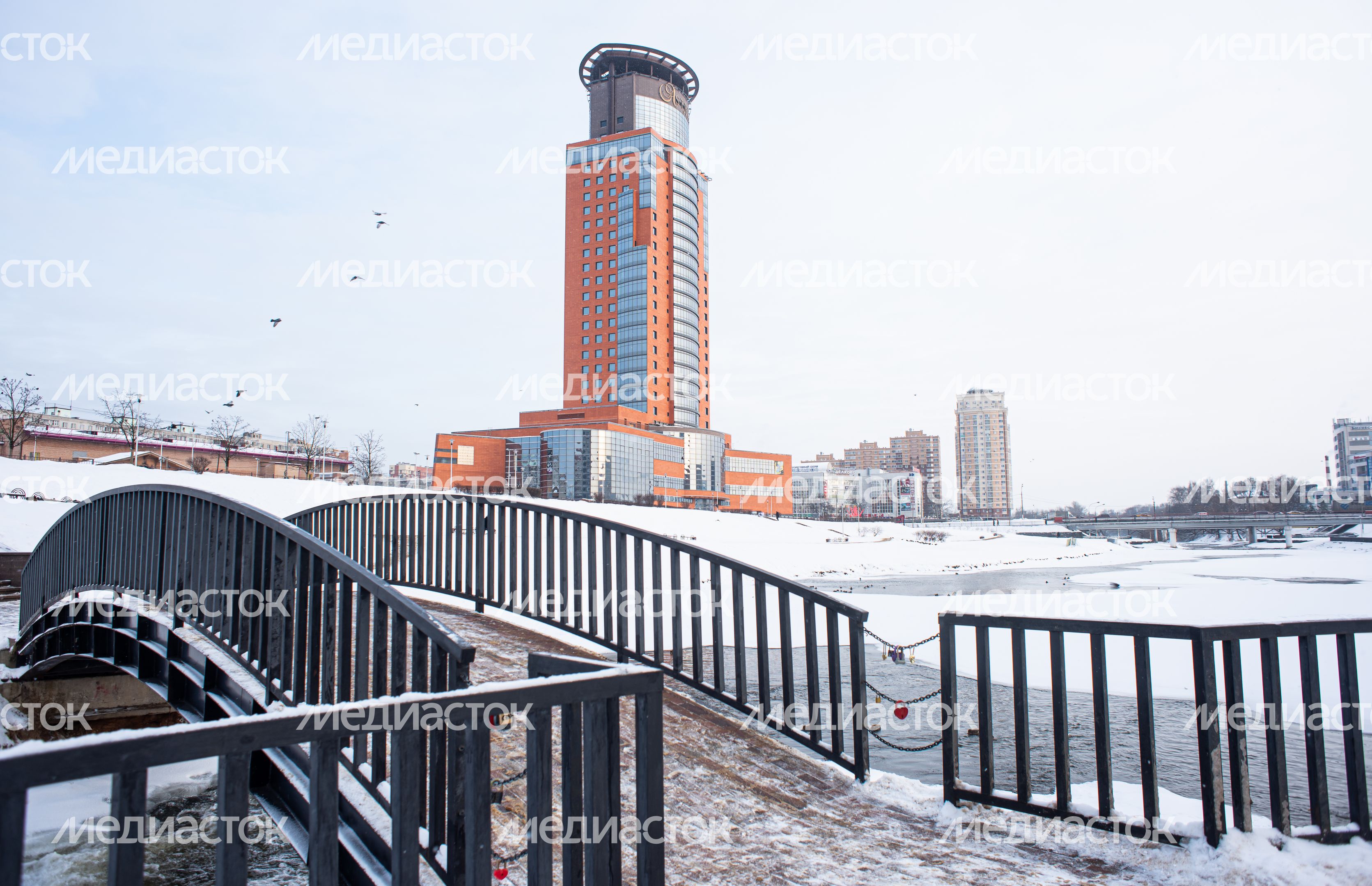 Зимние виды города Щелково