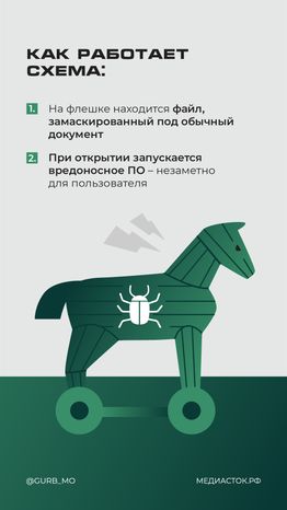 Флешка-ловушка вертикаль 04