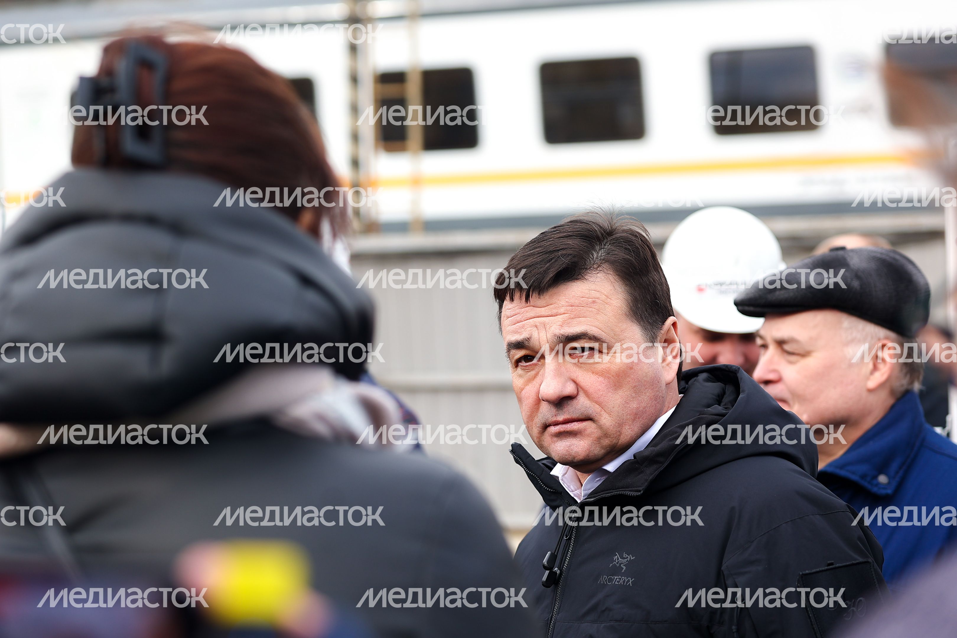 Проверка губернатором строительства путепровода в Раменском