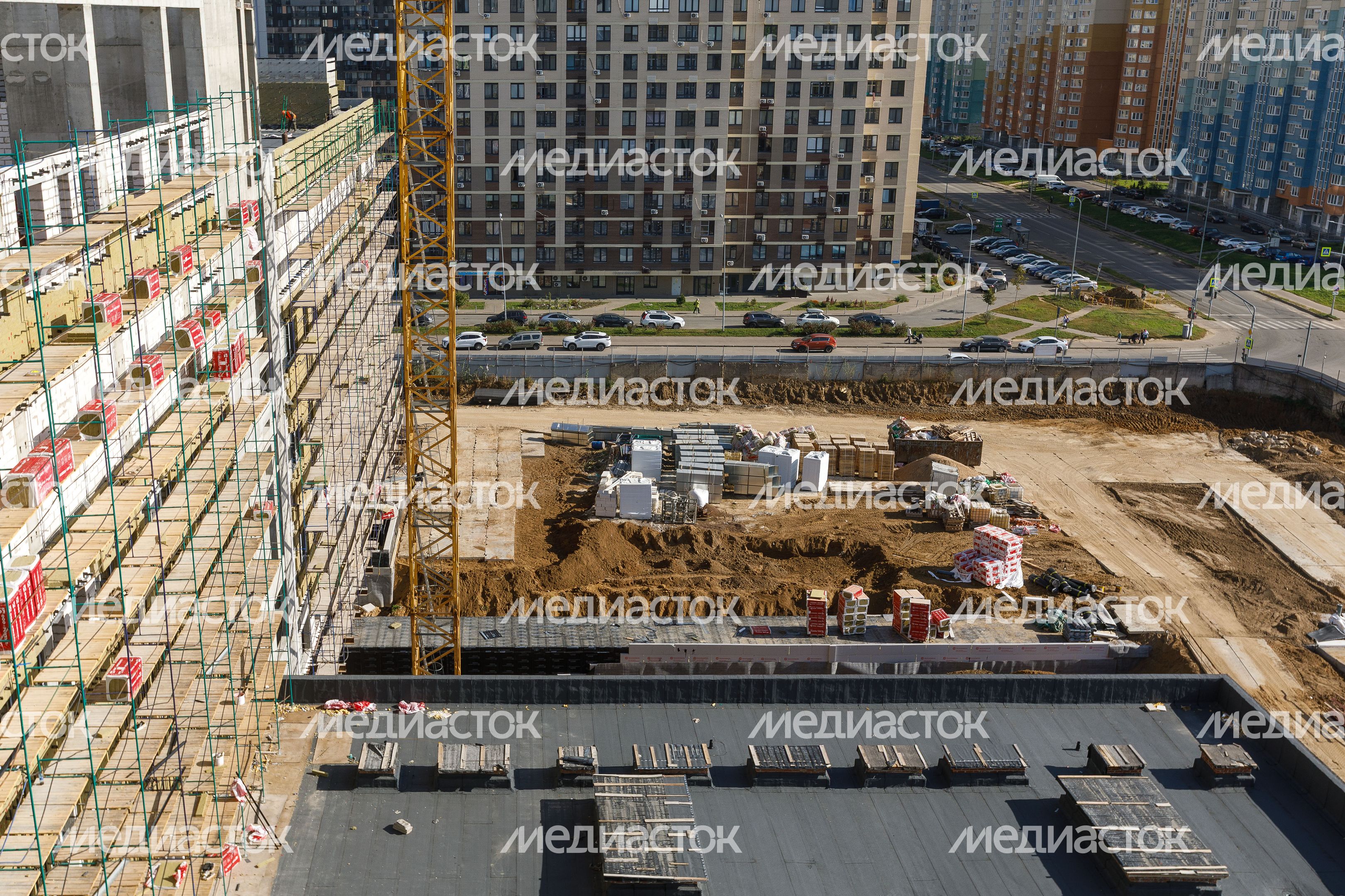 Строительство Центральной районной больницы в Балашихе 2025 Строительство Центральной районной больницы в Балашихе 2025