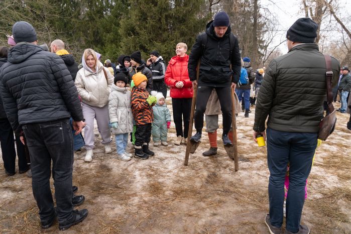 Масленица в парке "Захарово". Одинцовский округ