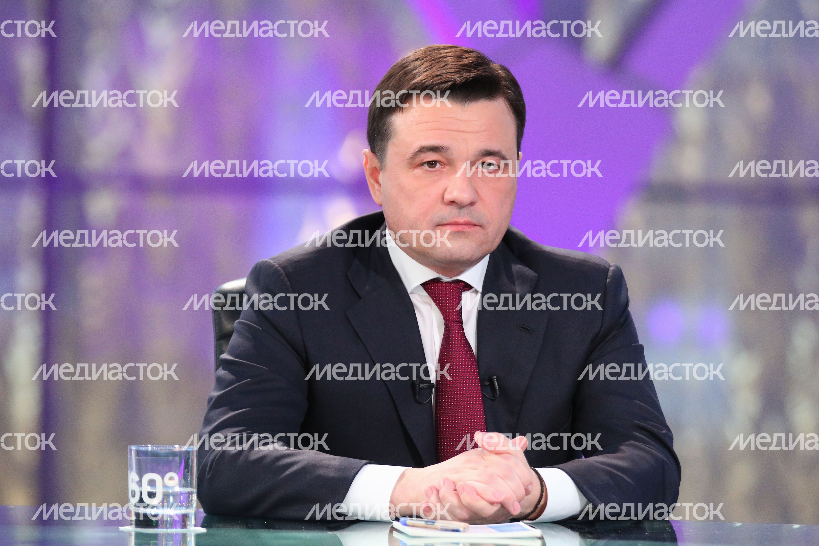 Губернатор Андрей Воробьев в прямом эфире телеканала 360, 22.02.2018