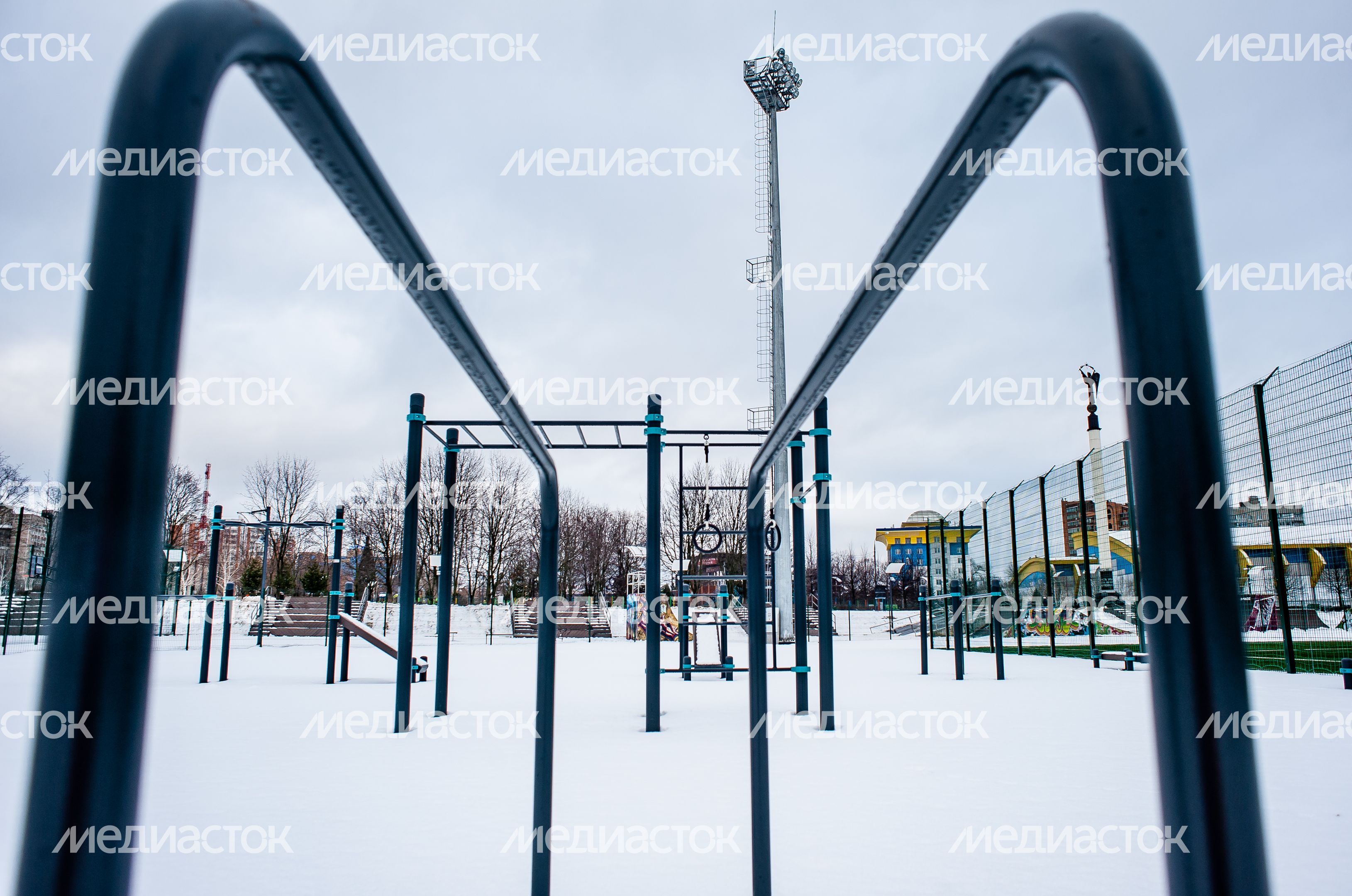 Зимние виды города Одинцово