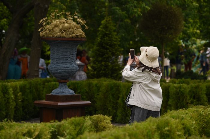 Открытие фестиваля садов и цветов Moscow Flower Show в парке «Музеон» в Москве