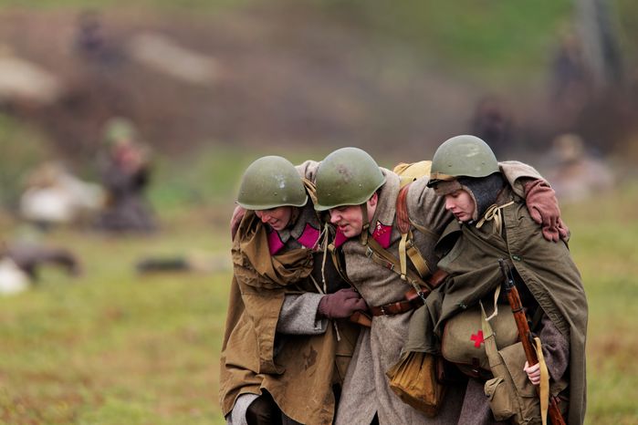 Военно-исторический фестиваль «Москва за нами. 1941 год» на Бородинском поле