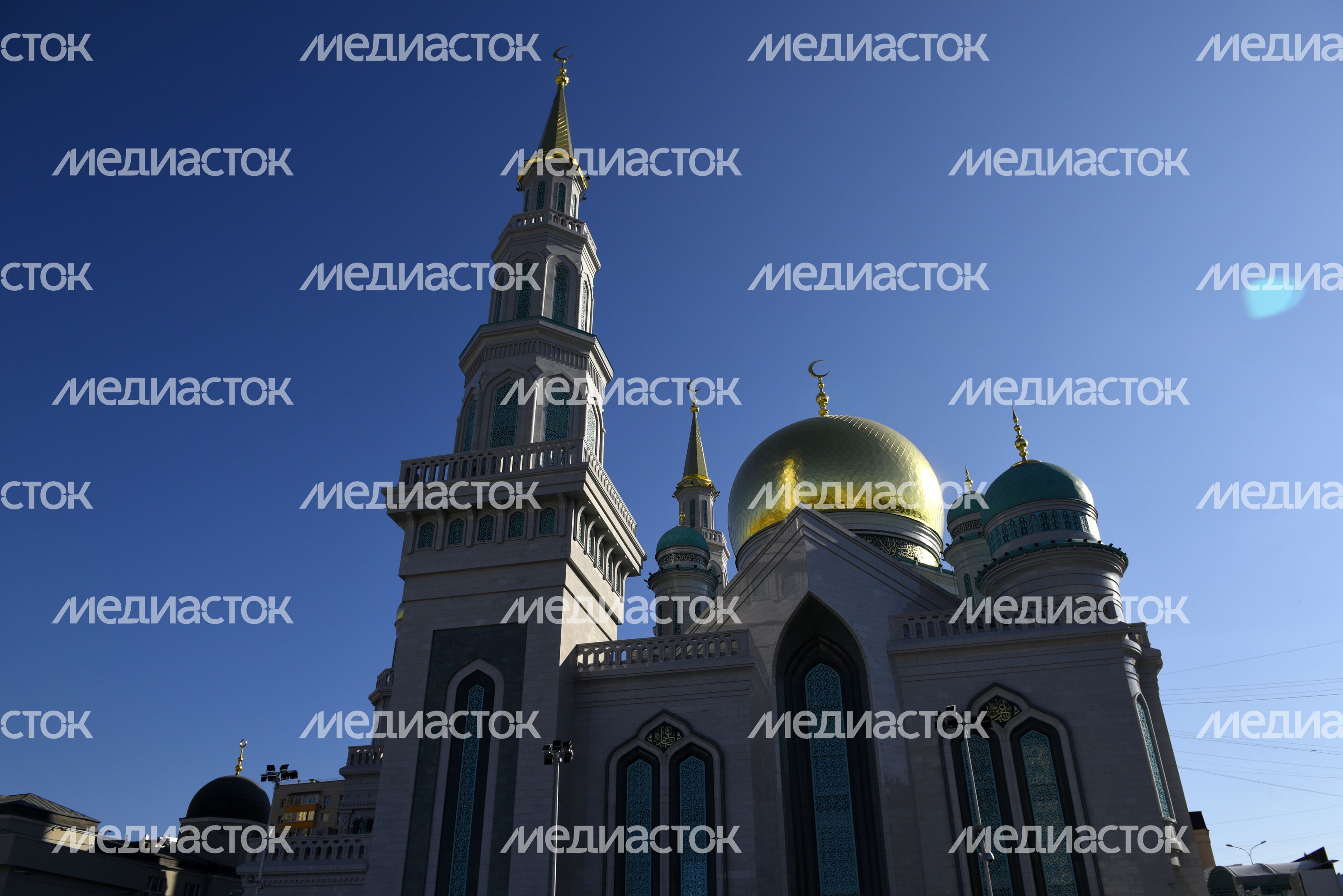 Открытие Соборной мечети после реконструкции в Москве