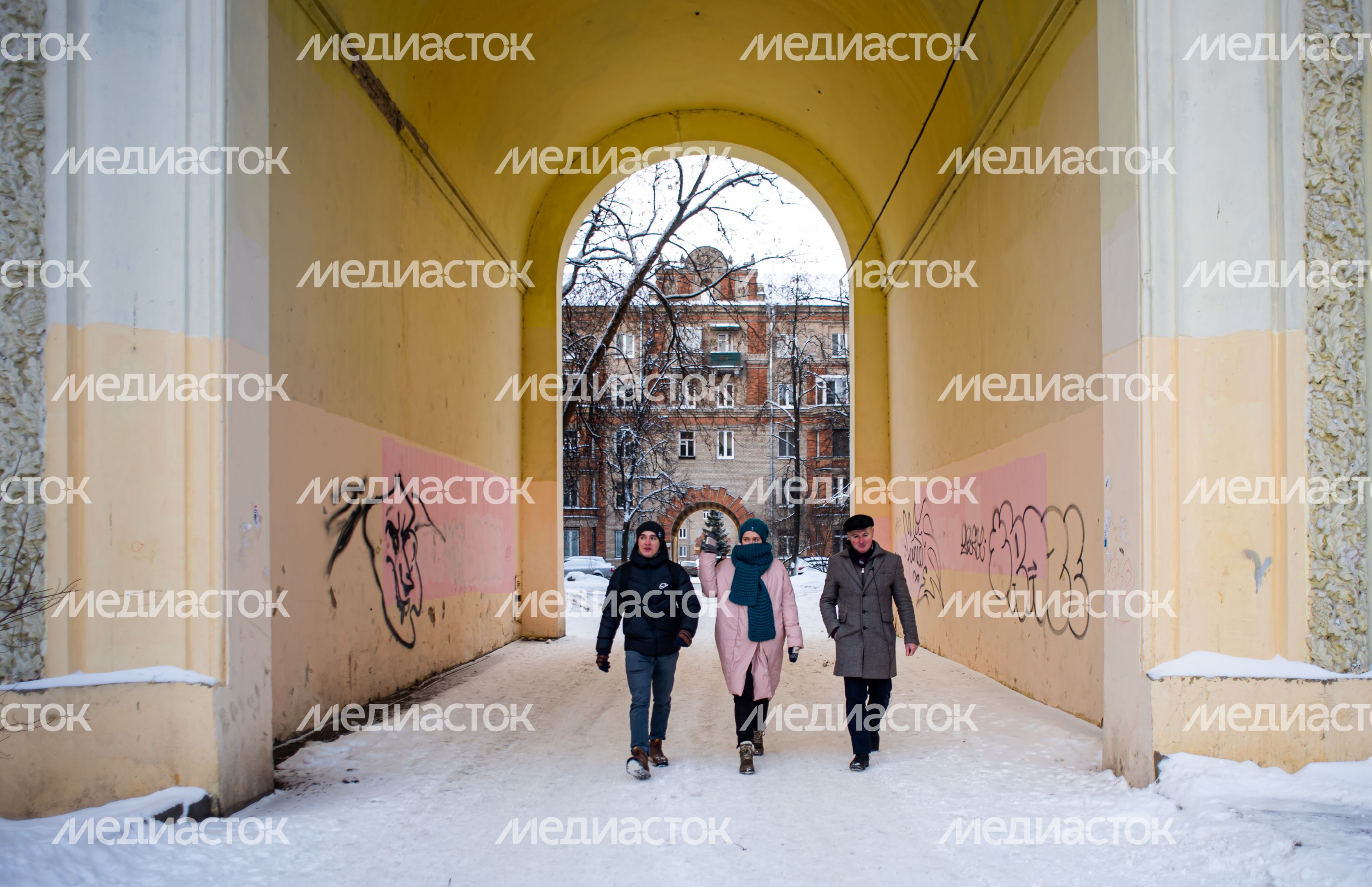 Зимние виды города Жуковский
