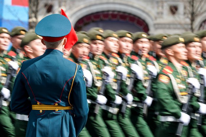 Генеральная репетиция парада Победы в Москве в 2021 году