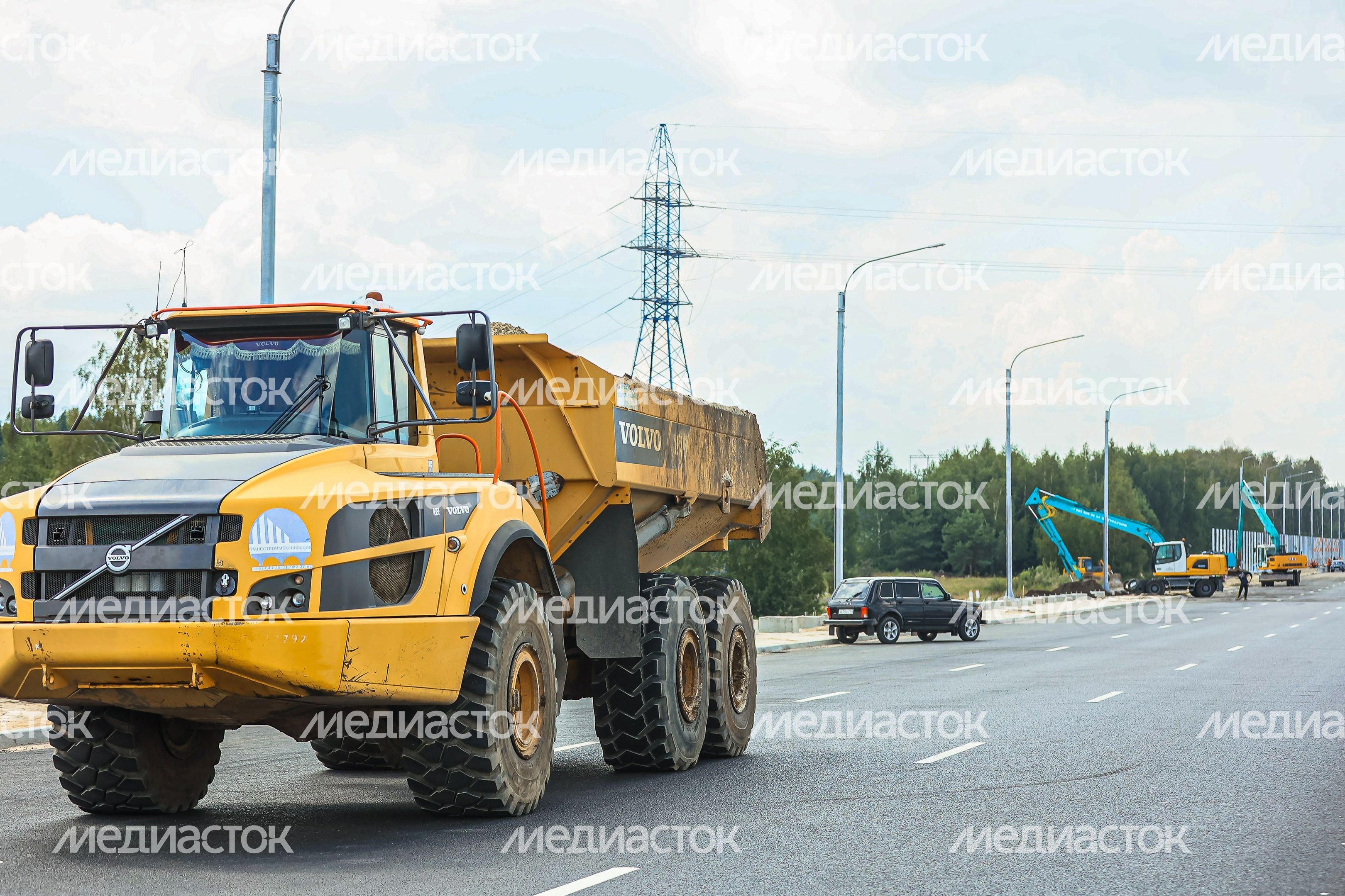 Проверка хода строительства подмосковного участка М-12 «Москва-Казань» Губернатором Подмосковья