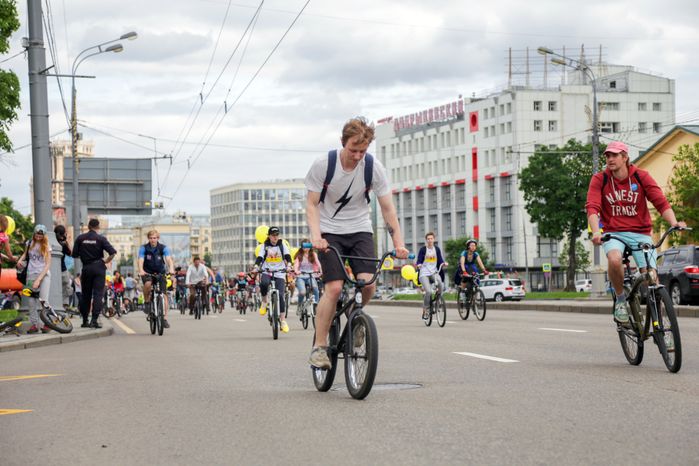 Велопарад в Москве