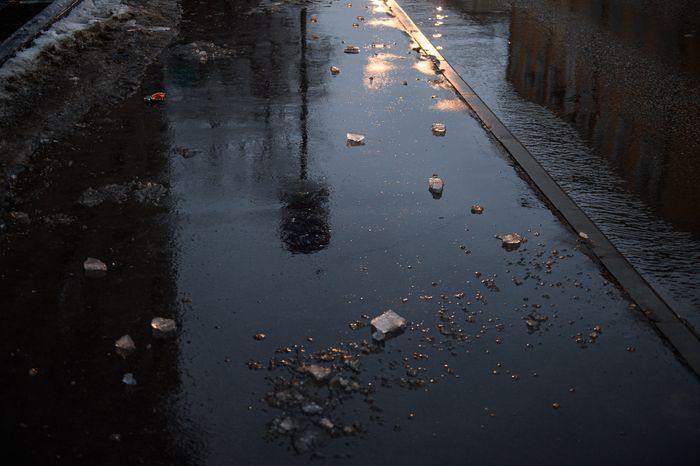 Декабрьская слякоть в Москве