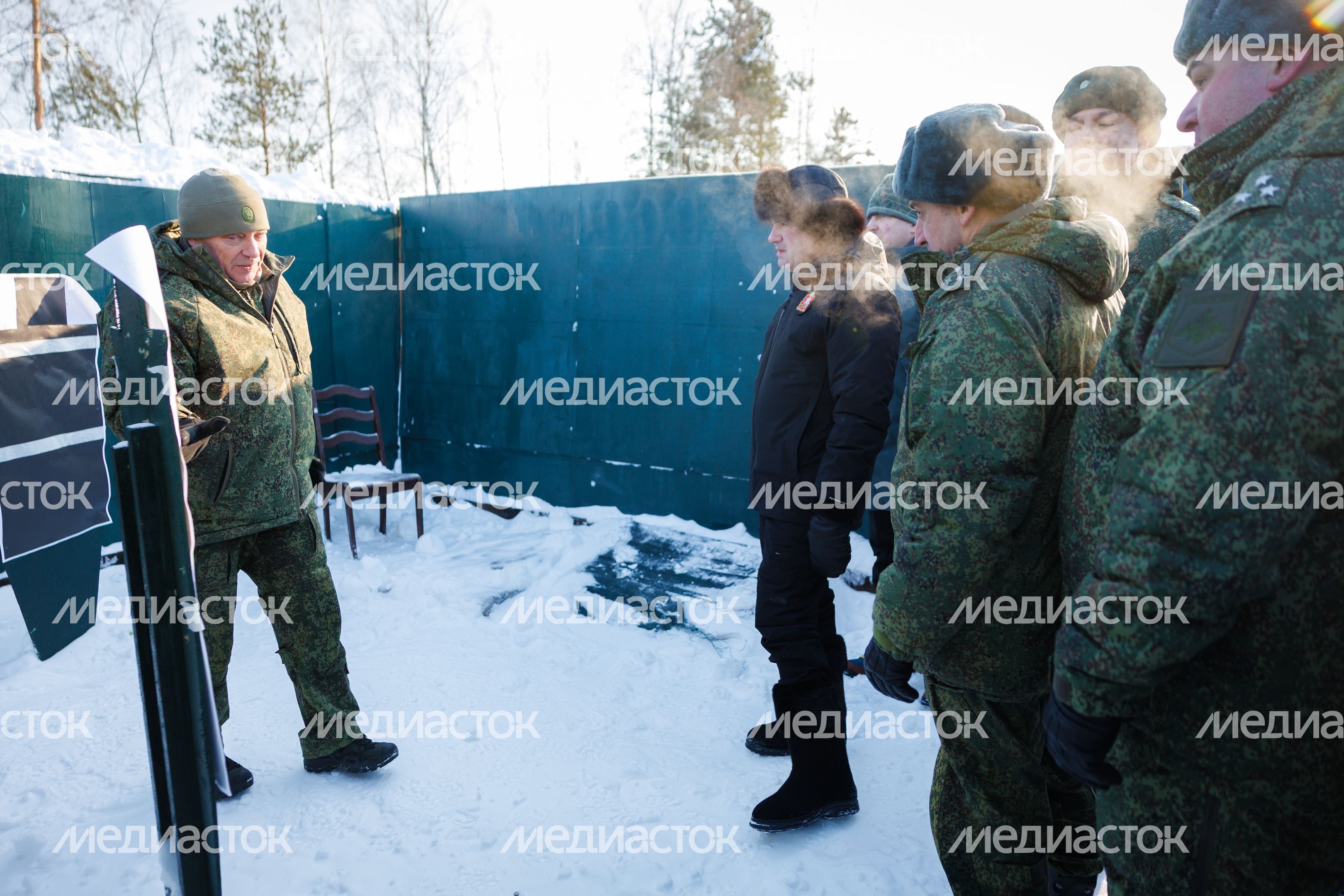 Андрей Воробьев посетил полигон в Московском высшем общевойсковом командном училище