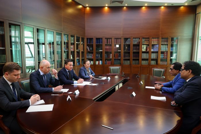 Встреча Губернатора Подмосковья с управляющим директором «Uflex Group» Ашоком Чатурведи