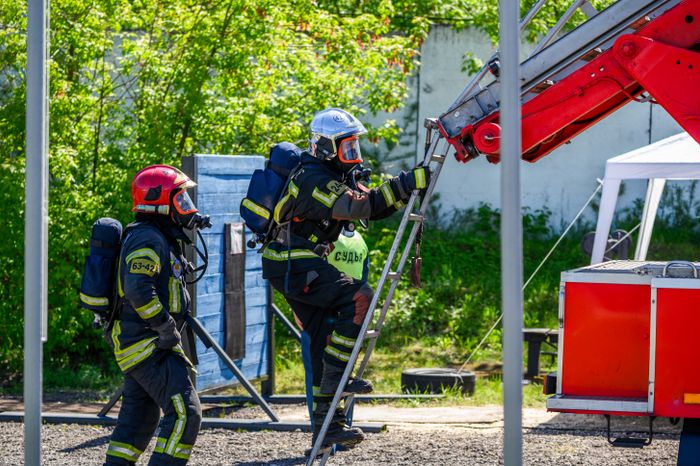 Соревнования спасателей в Ногинске Богородского округа