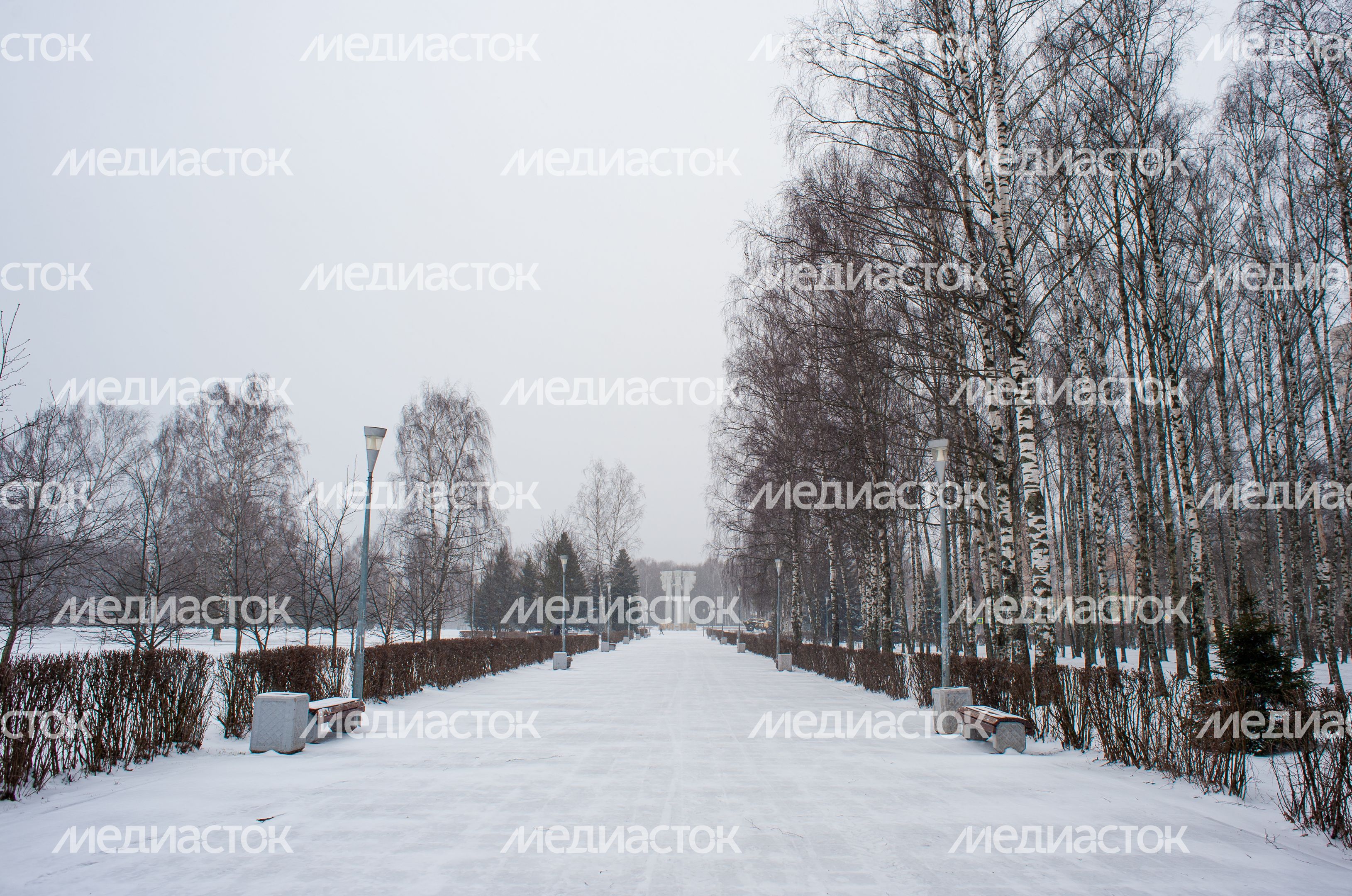Зимние виды города Королёв