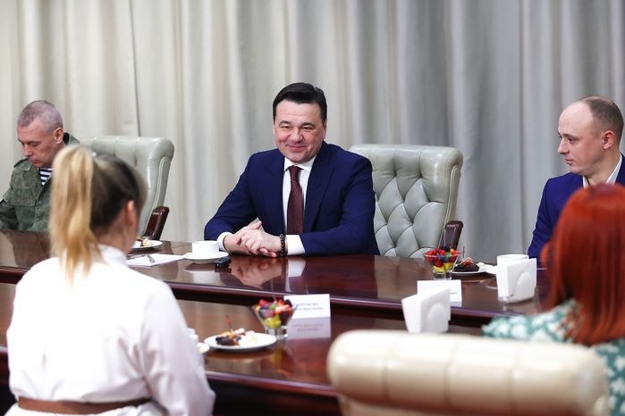 Вручение губернатором Подмосковья государственных наград участникам СВО