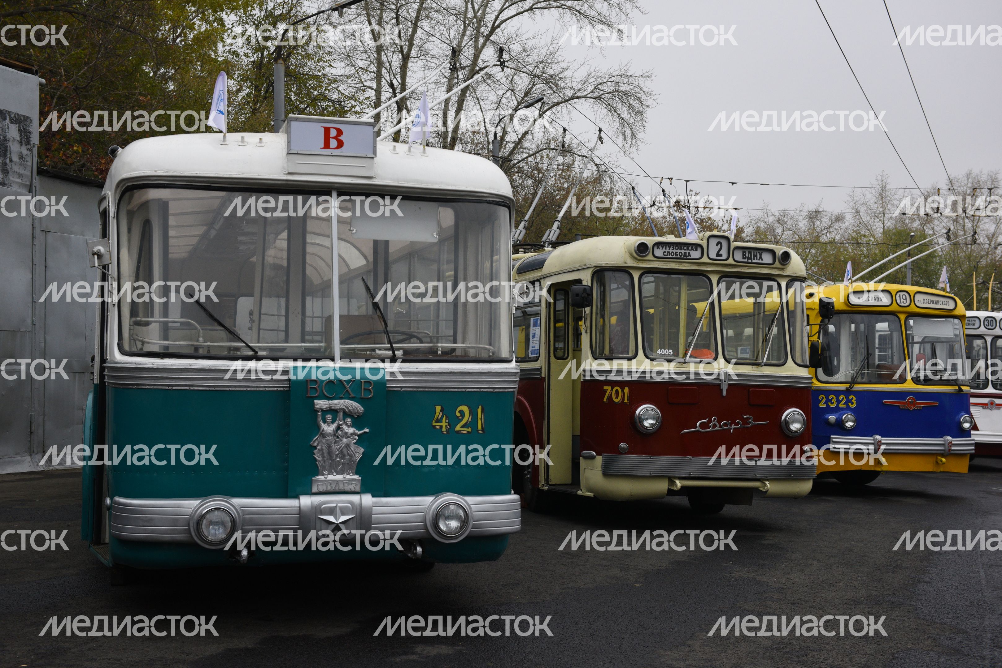 Праздник московского троллейбуса в Москве