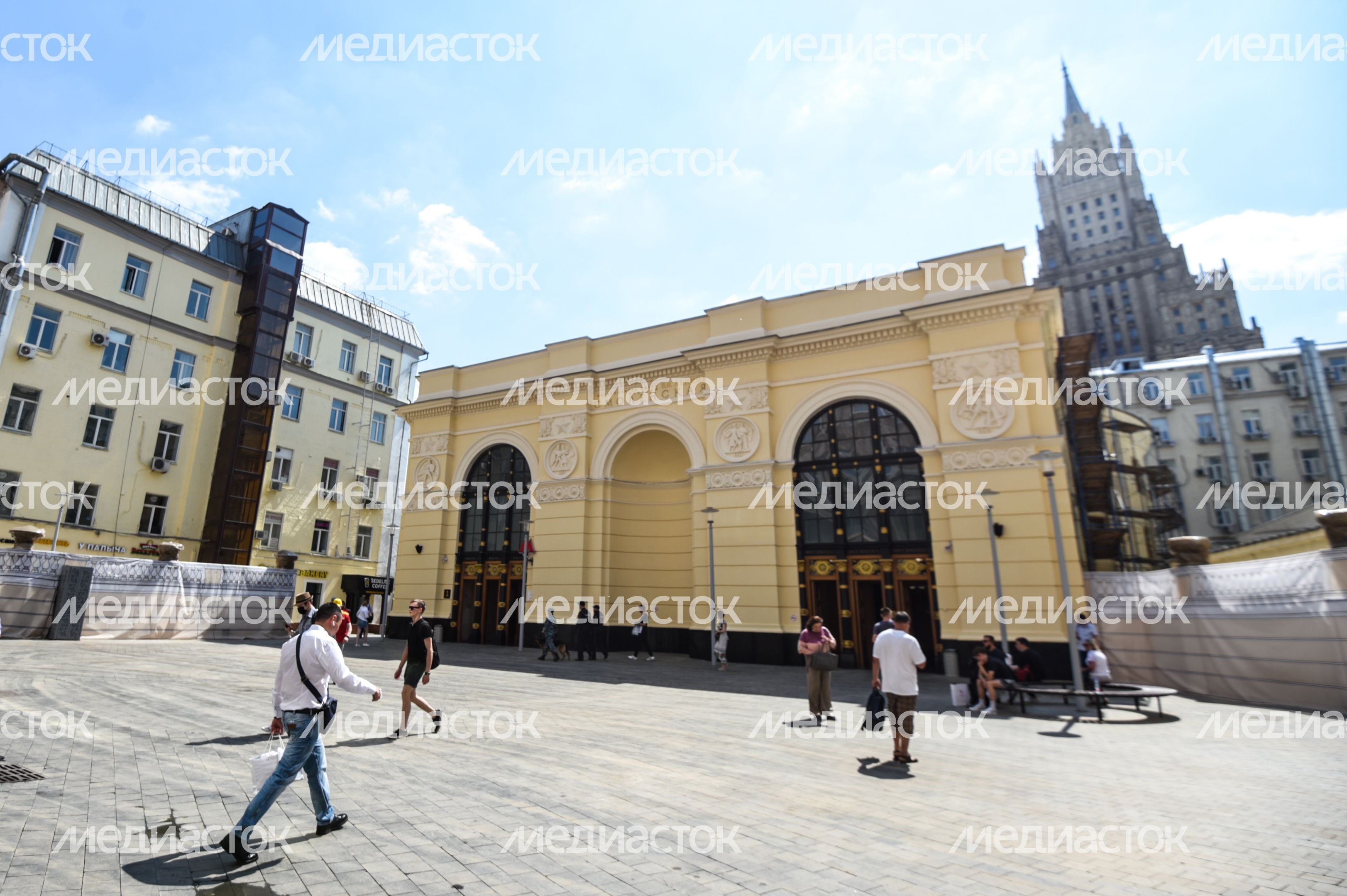 Открытие станции «Смоленская» Арбатско‑Покровской линии метро после реконструкции