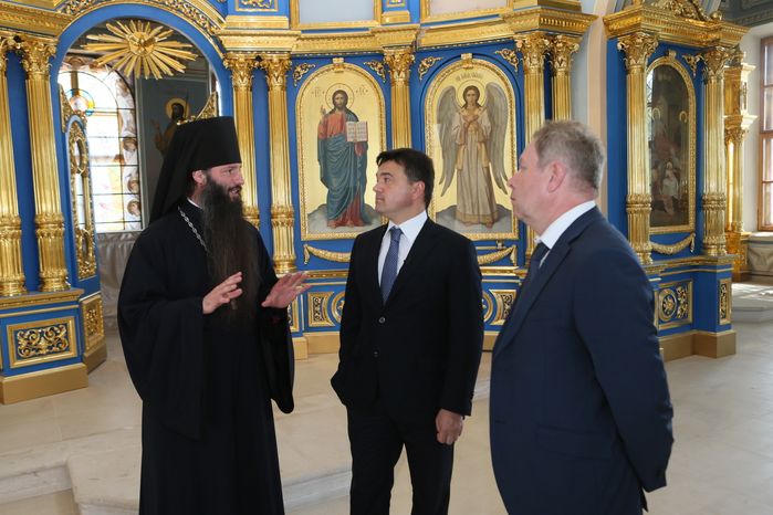 А.Воробьев посетил Чеховский район с рабочим визитом