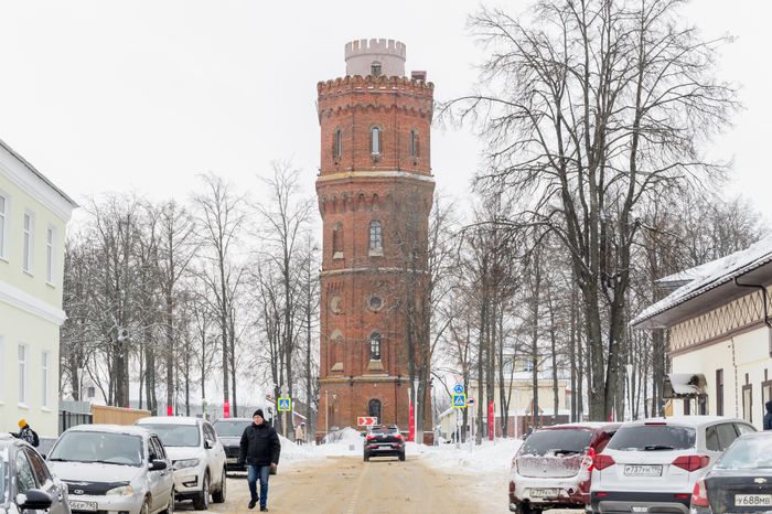 Зарайск. Виды города. Зима