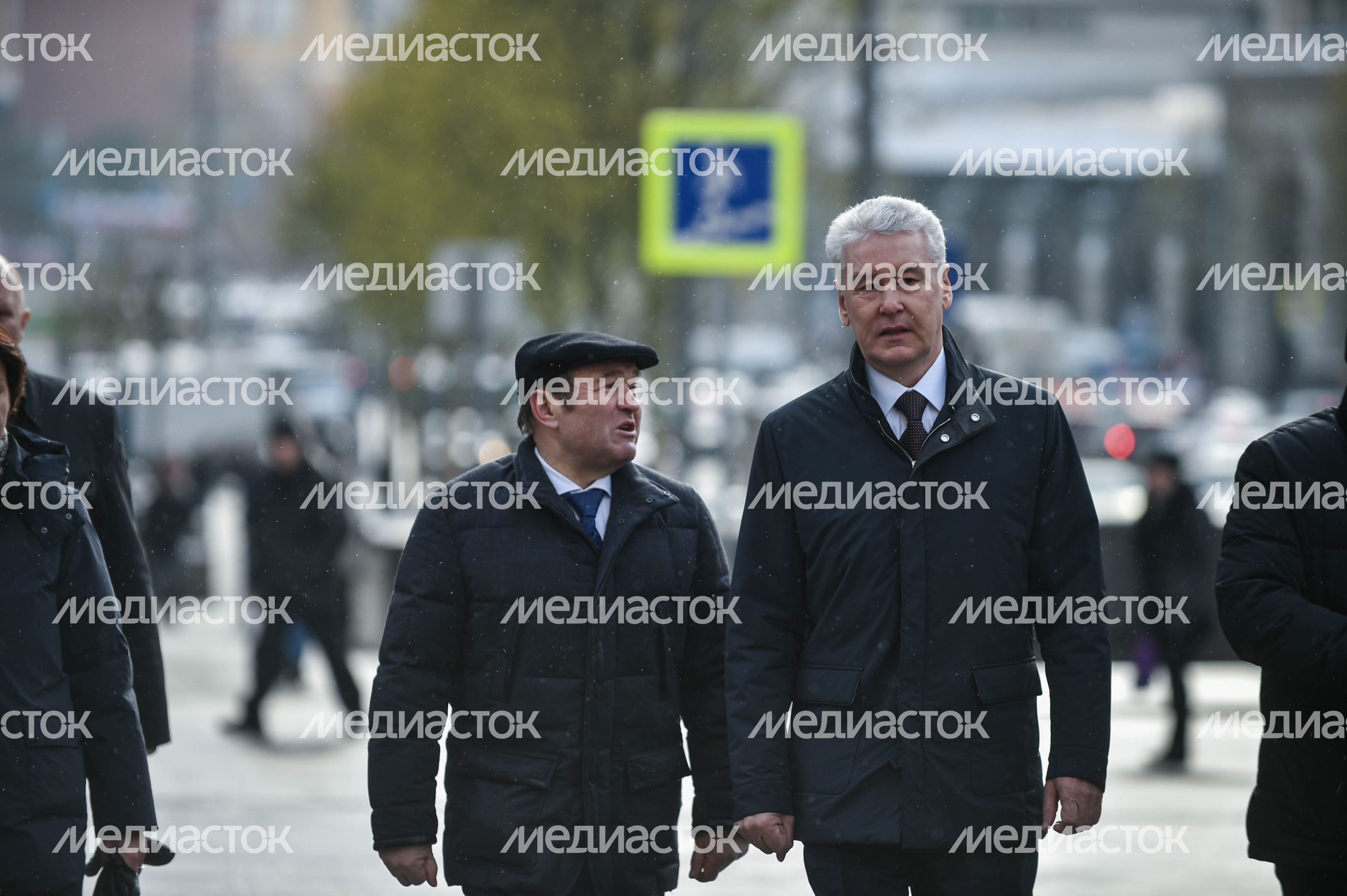 Посадка лип на Тверской улице