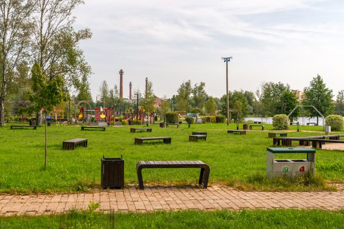 Парк культуры и отдыха «Солнечный берег» в поселке Запрудня Талдомского округа
