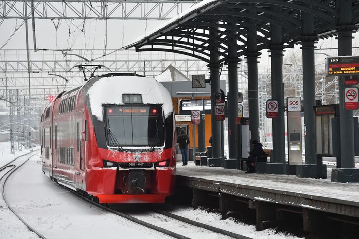 Снежная погода в Москве