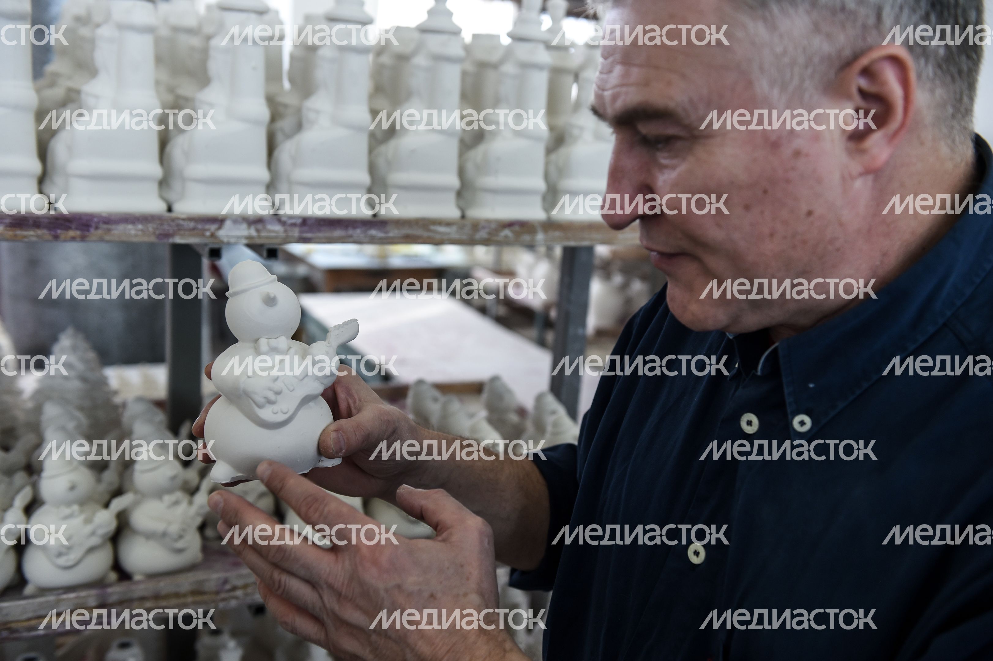 Производство знаменитого Гжельского фарфора