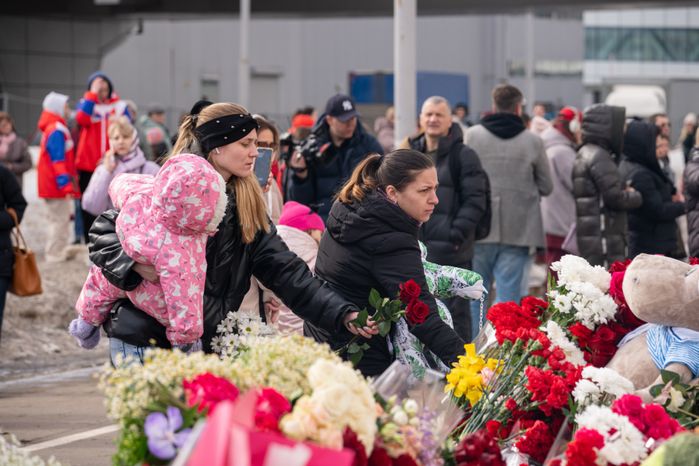 Мемориал памяти погибших в «Крокус Сити Холле» в Красногорске