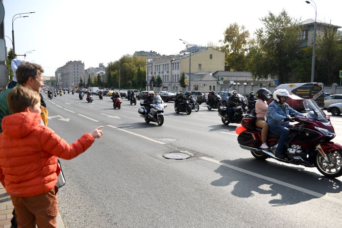 Осенний мотофестиваль в Москве