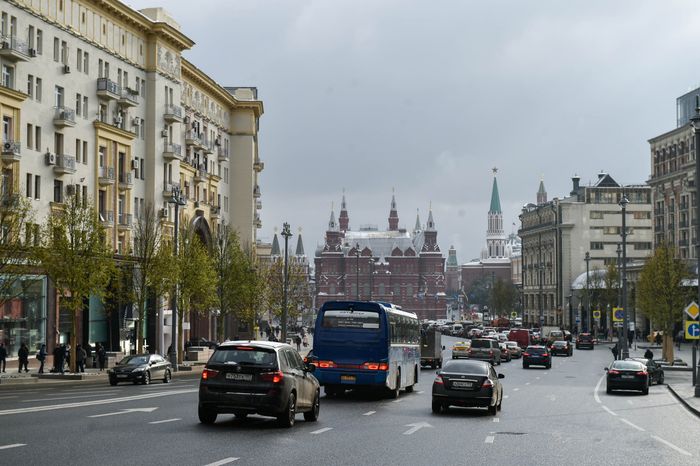 Посадка лип на Тверской улице