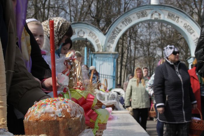 Празднование Пасхи в Озерах