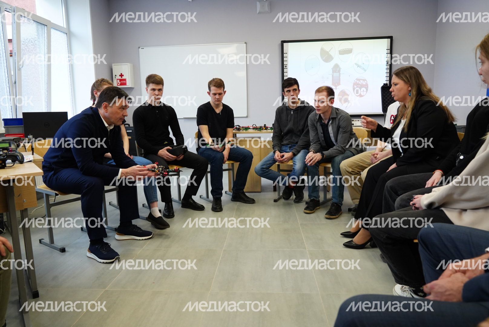 Посещение губернатором Люберецкого техникума